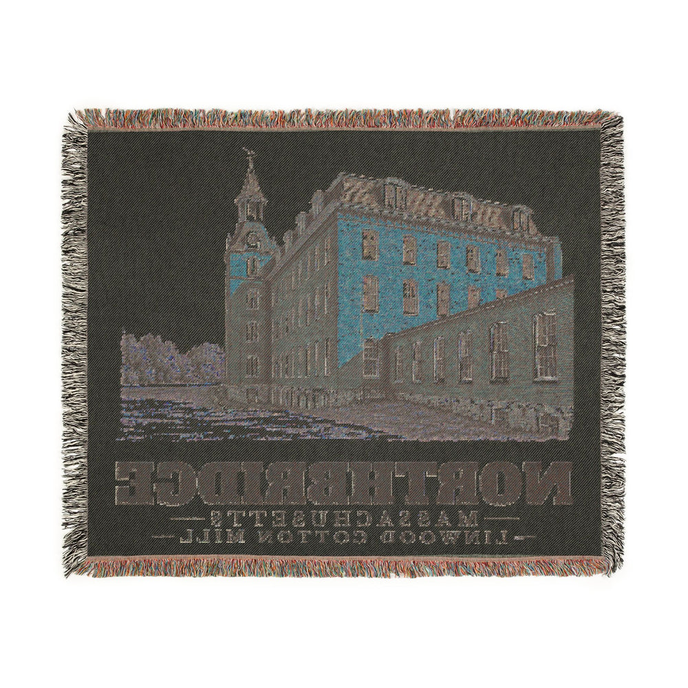 Linwood Cotton Mill — Northbridge, Massachusetts woven blanket, product view 3
