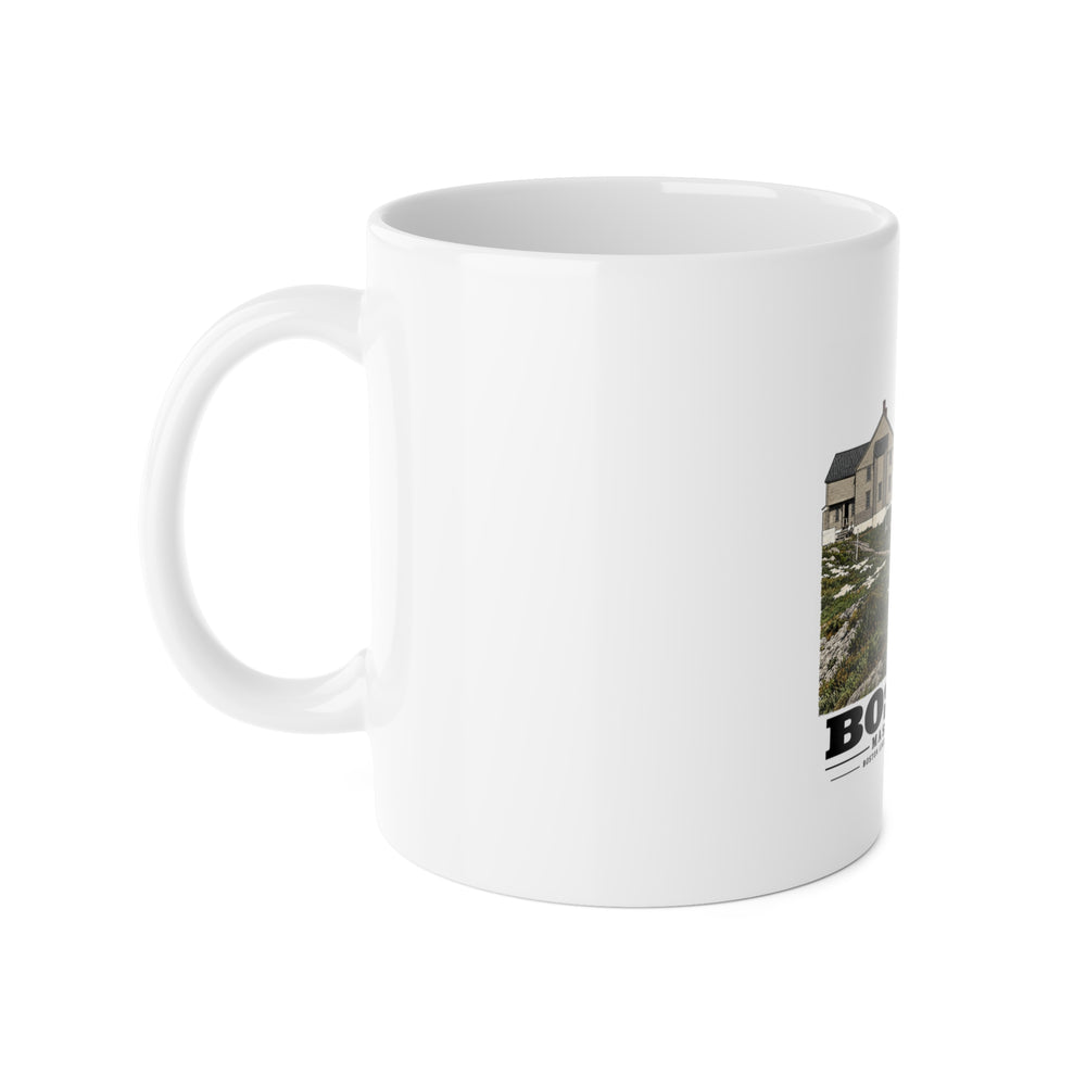 Boston Lower Light and Little Brewster, East 11 oz White Ceramic Mug - Boston Harbor