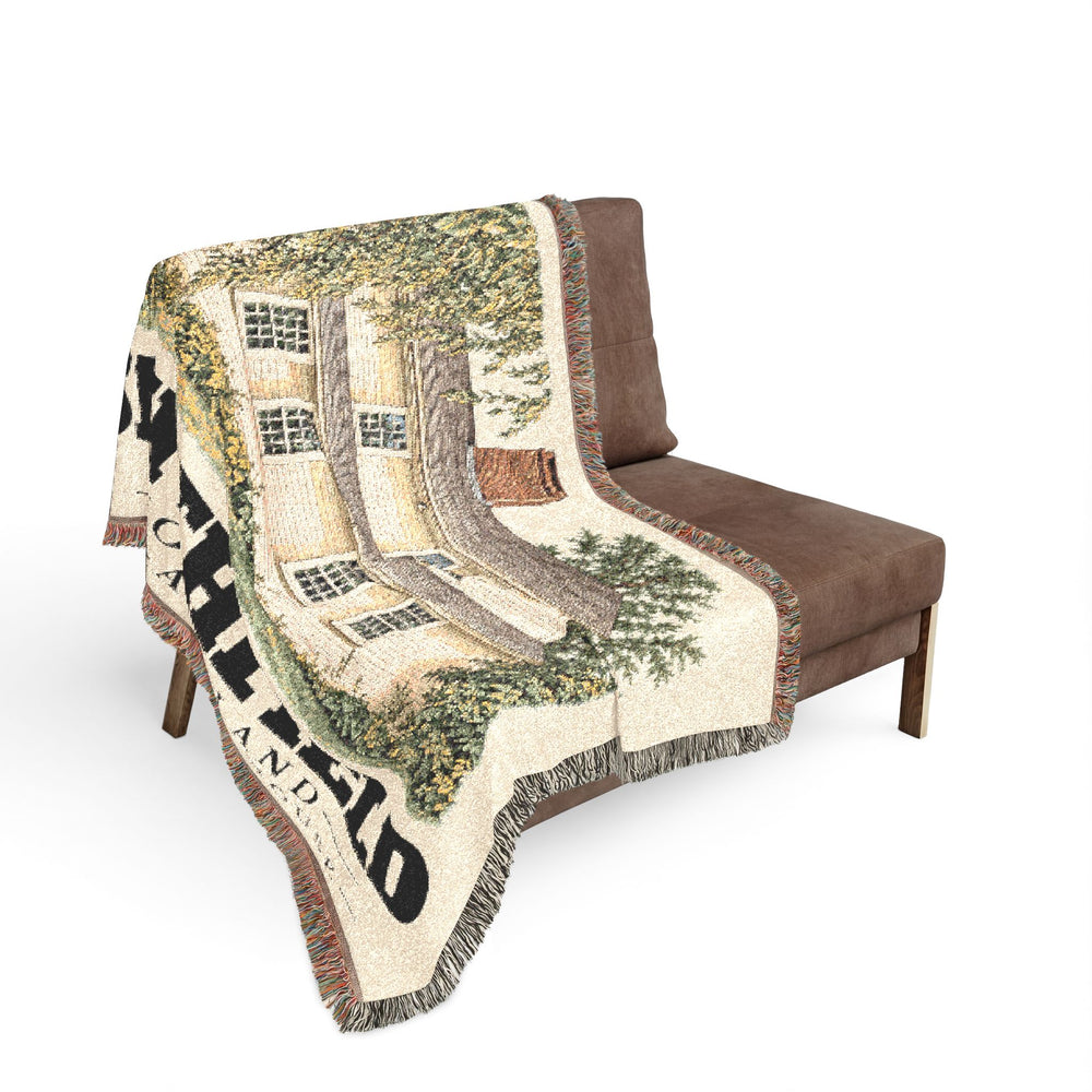 Smith-Appleby House — Smithfield, Rhode Island Woven Blanket