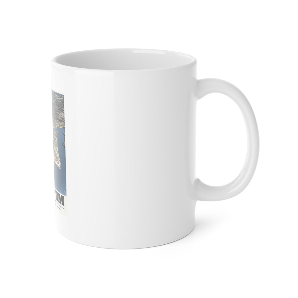 U.S. Naval Air Station, Squantum, MA 11 oz White Ceramic Mug - Boston Harbor