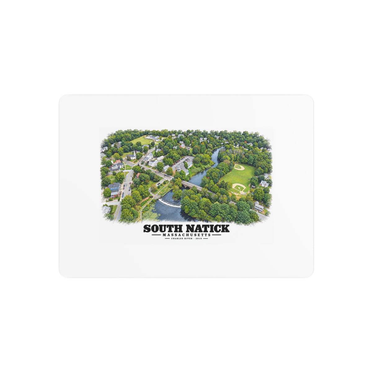South Natick.jpg 7 × 5 in Horizontal Metal Wall Art - Charles River
