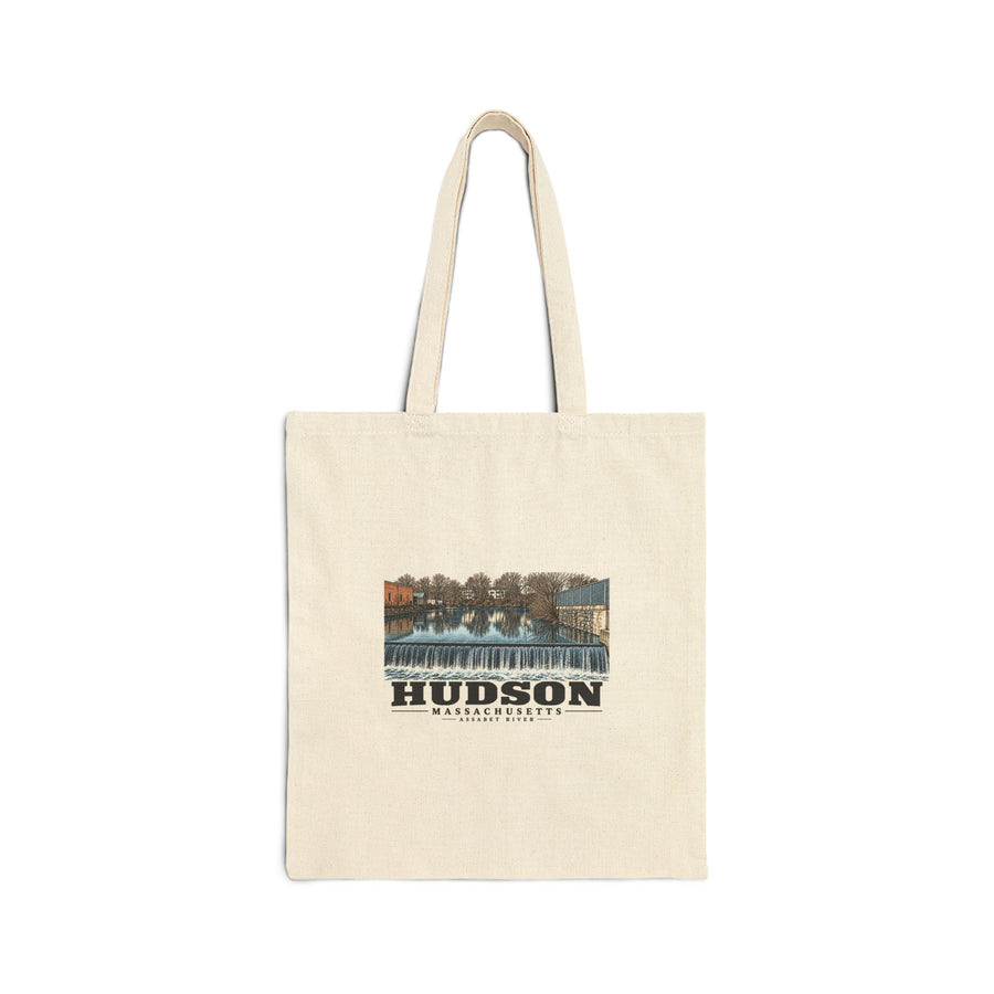 Assabet River Natural + Black Heavy Canvas Tote - Assabet Valley Goods