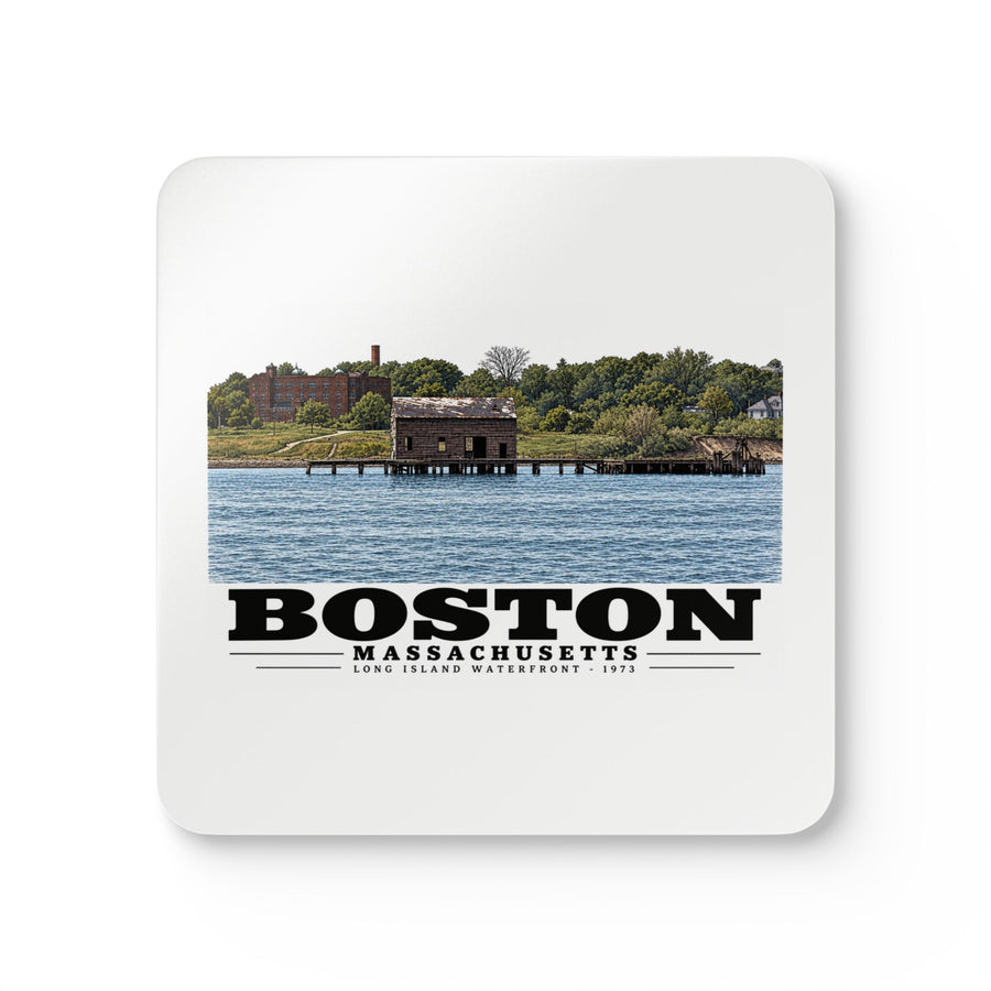 Long Island Cork Back Coaster Set - Boston Harbor