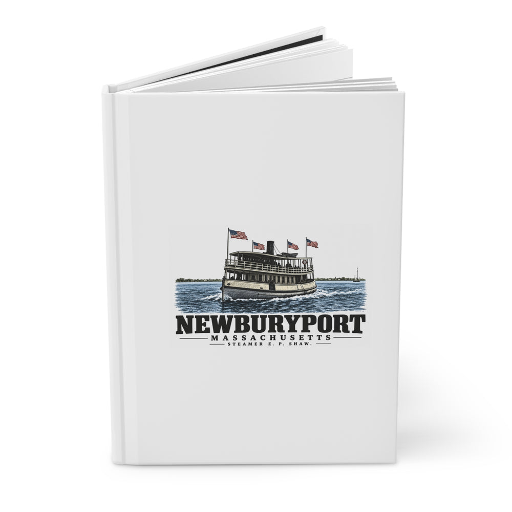 Newburyport Steamer E. P. Shaw Matte Hardcover Journal - Merrimack Valley Goods