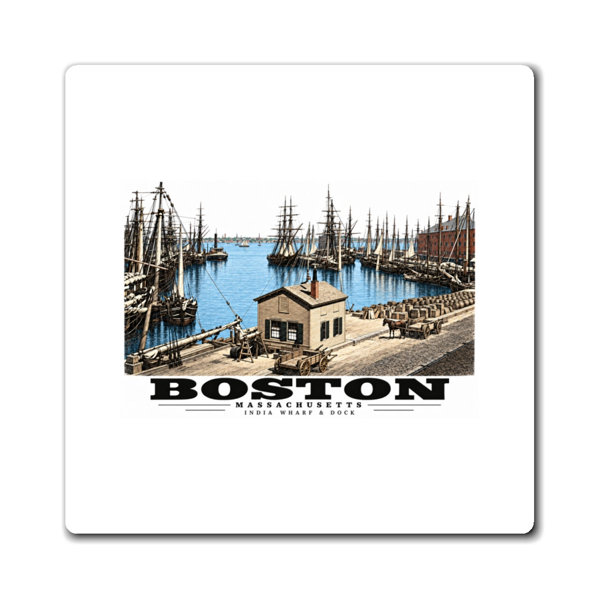 India Wharf and dock, Boston 4 in Magnet - Boston Harbor
