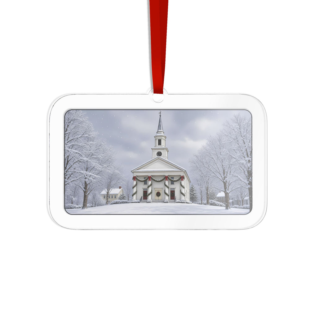 Second Congregational Church — Douglas, MA Christmas Ornament