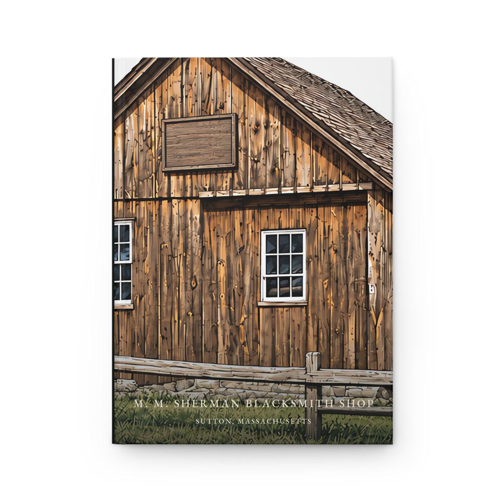 Sutton M. M. Sherman Blacksmith and Wheelwright Shop journal, front cover