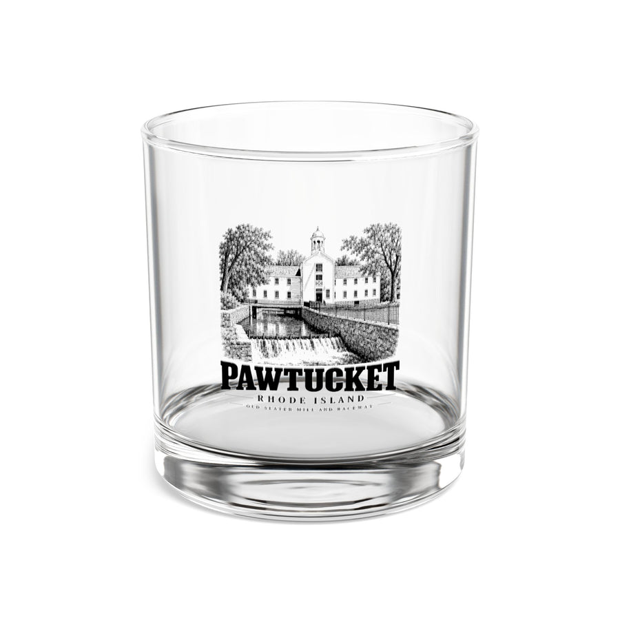 Pawtucket Old Slater Mill and Raceway 10 oz Rocks Glass