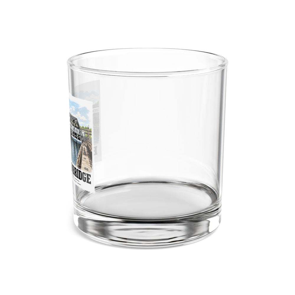 1.  GENERAL VIEW SHOWING BRIDGE IN 'CLOSED' POSITION - Boston & Maine Railroad, Charles River Bridges, Charles River, North Station vicinity, Boston, Suffolk County, MA 10 oz Rocks Glass - Charles...