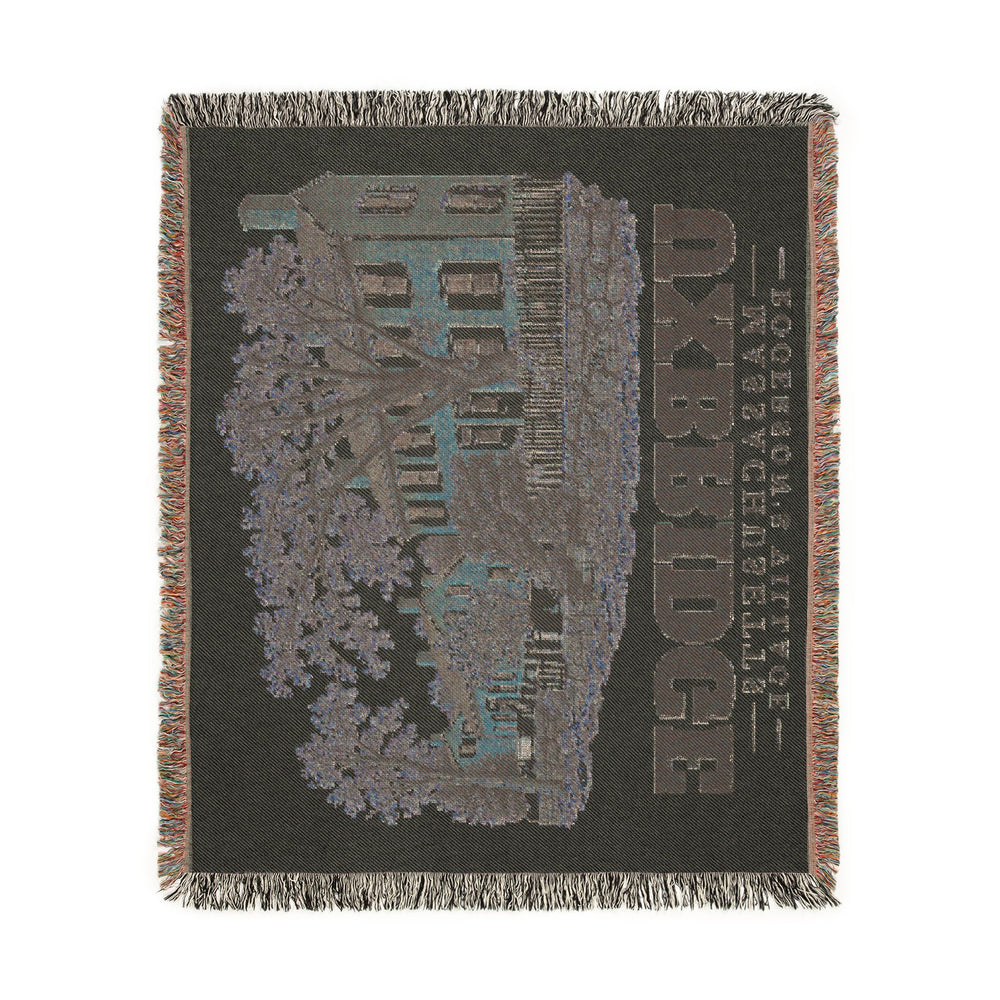 Rogerson's Village — Uxbridge, Massachusetts woven blanket, product view 4