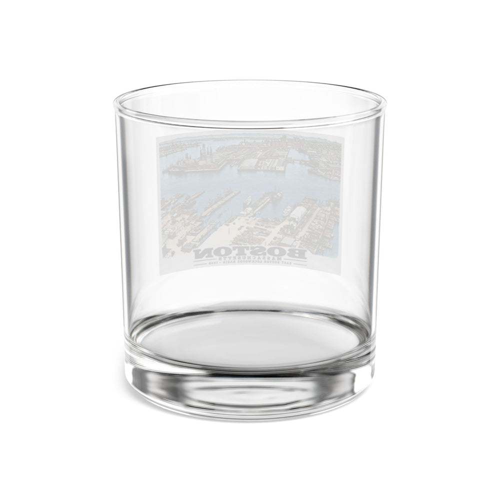 Lockwoods Basin 10 oz Rocks Glass - Boston Harbor