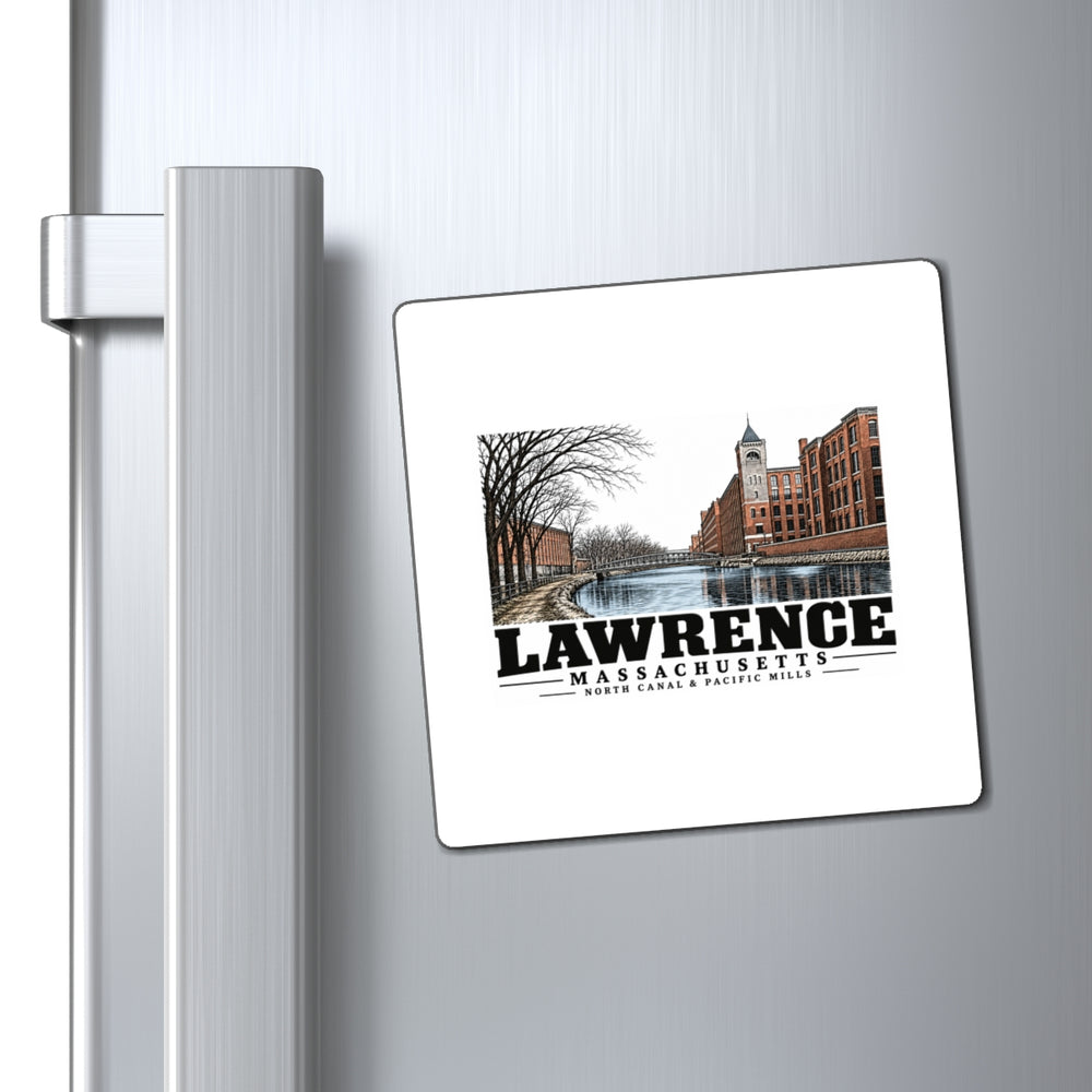 Lawrence North Canal and Pacific Mills 4 in Magnet - Merrimack Valley Goods
