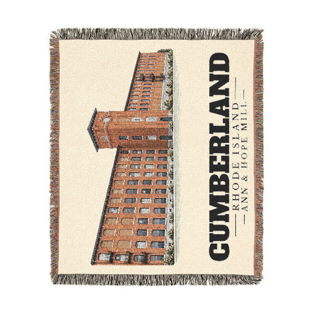 Ann & Hope Mill — Cumberland, Rhode Island woven blanket, product view 2