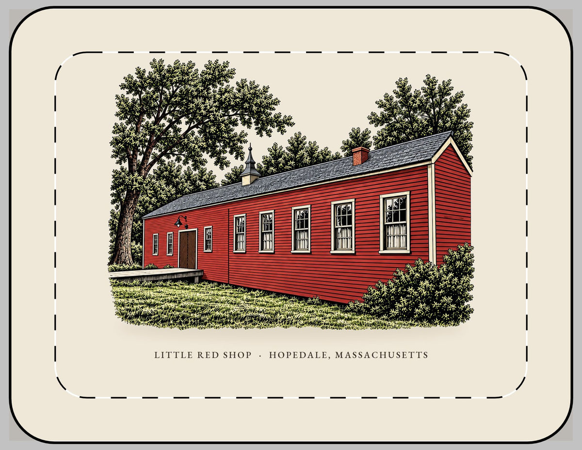 Hopedale Little Red Shop Laptop Sleeve