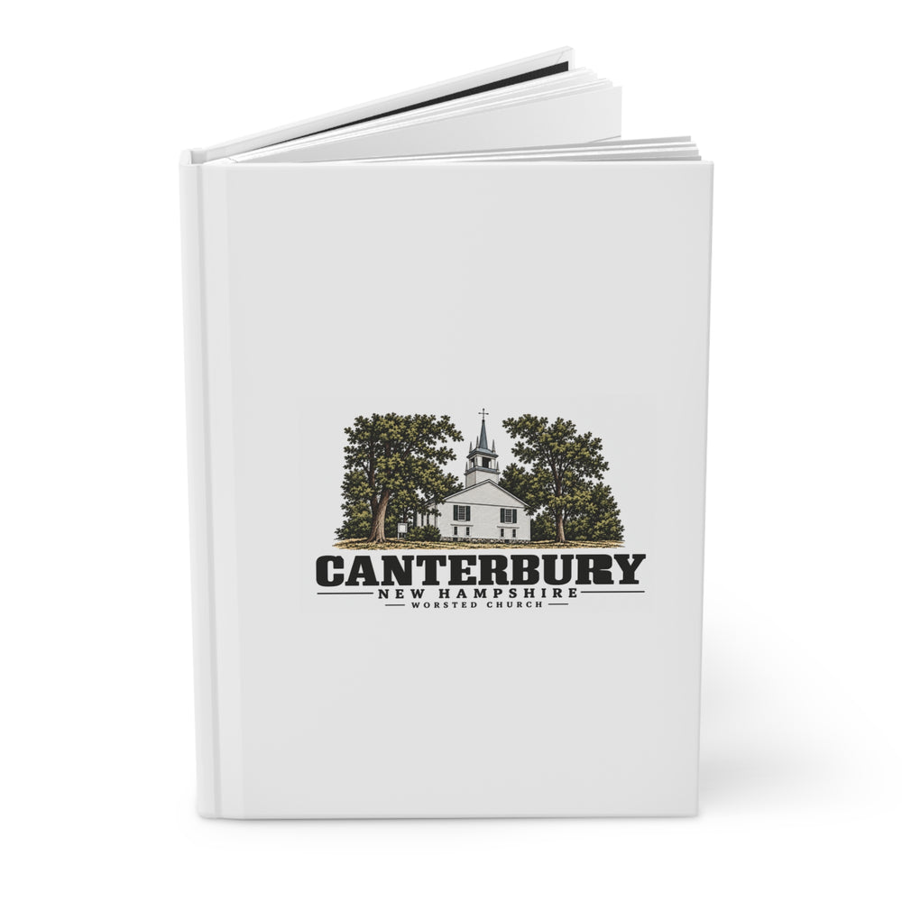 Canterbury Worsted Church and Hill’s Tavern Matte Hardcover Journal - Merrimack Valley Goods