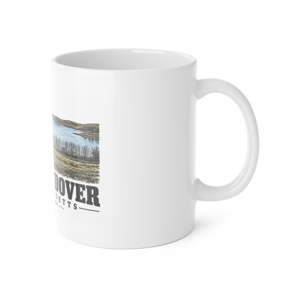 North Andover View of Great Pond, North Andover 11 oz White Ceramic Mug - Merrimack Valley Goods