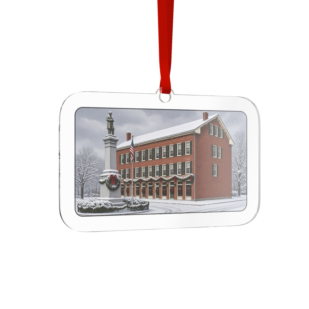 Monument Square / Blackstone Block — Blackstone, MA Christmas Ornament