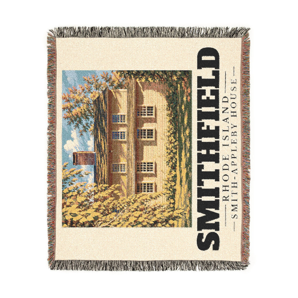 Smith-Appleby House — Smithfield, Rhode Island Woven Blanket