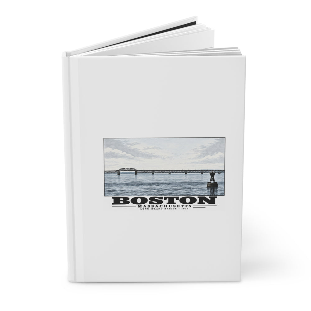 Long Island Matte Hardcover Journal - Boston Harbor