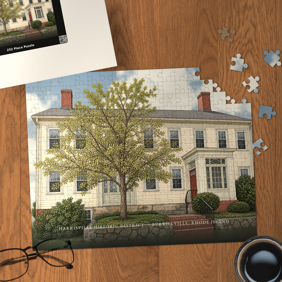 Burrillville Harrisville Historic District 252-Piece Jigsaw Puzzle