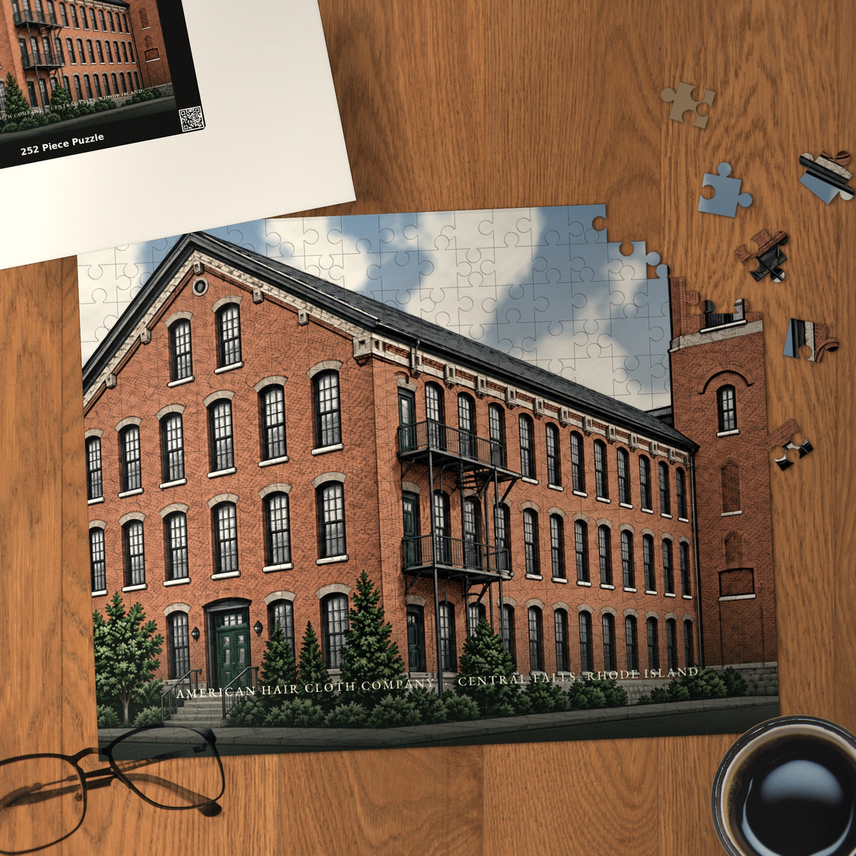 Central Falls American Hair Cloth Company 252-Piece Jigsaw Puzzle