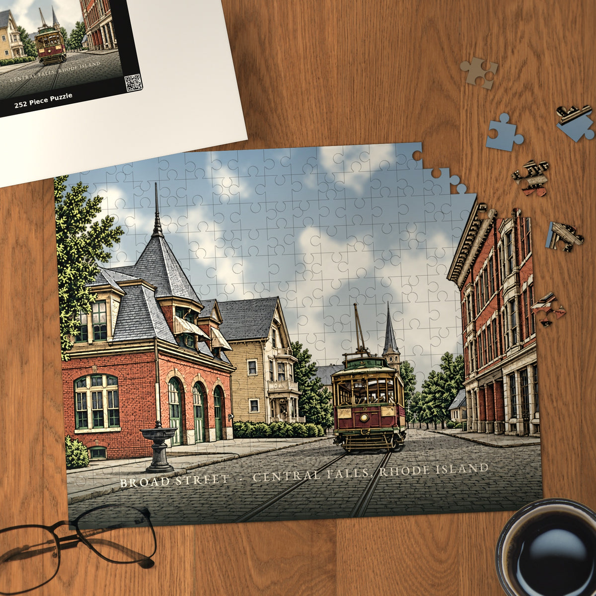 Central Falls Broad Street 252-Piece Jigsaw Puzzle