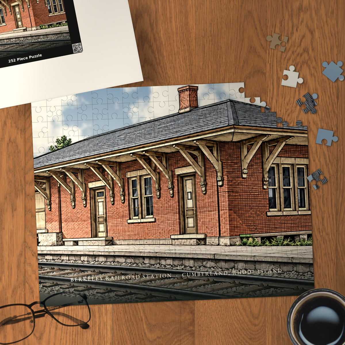 Cumberland Berkeley Railroad Station 252-Piece Jigsaw Puzzle