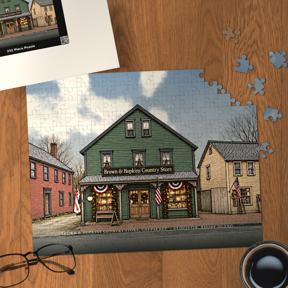 Glocester Brown & Hopkins Country Store, Chepachet 252-Piece Jigsaw Puzzle