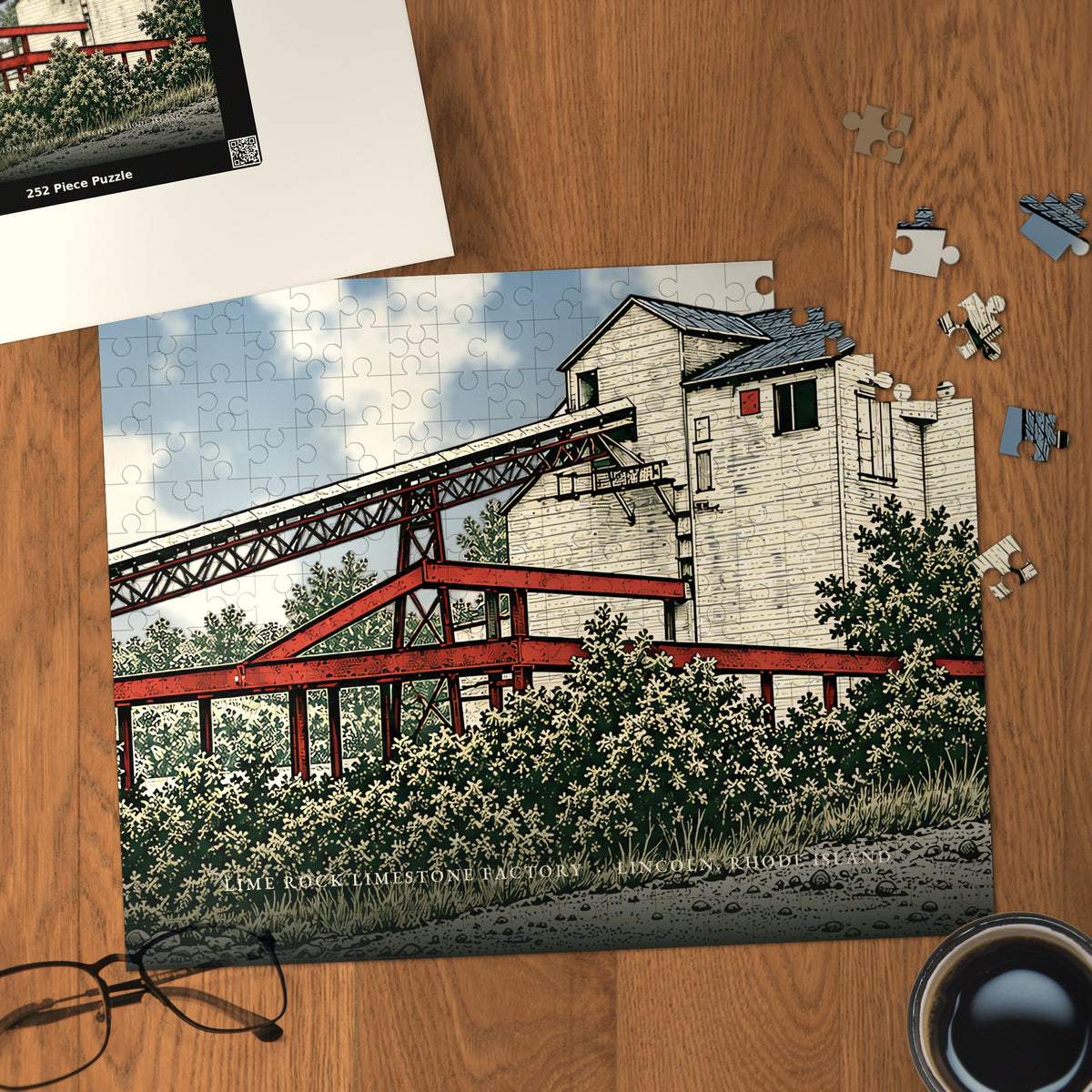 Lincoln Lime Rock Limestone Factory 252-Piece Jigsaw Puzzle