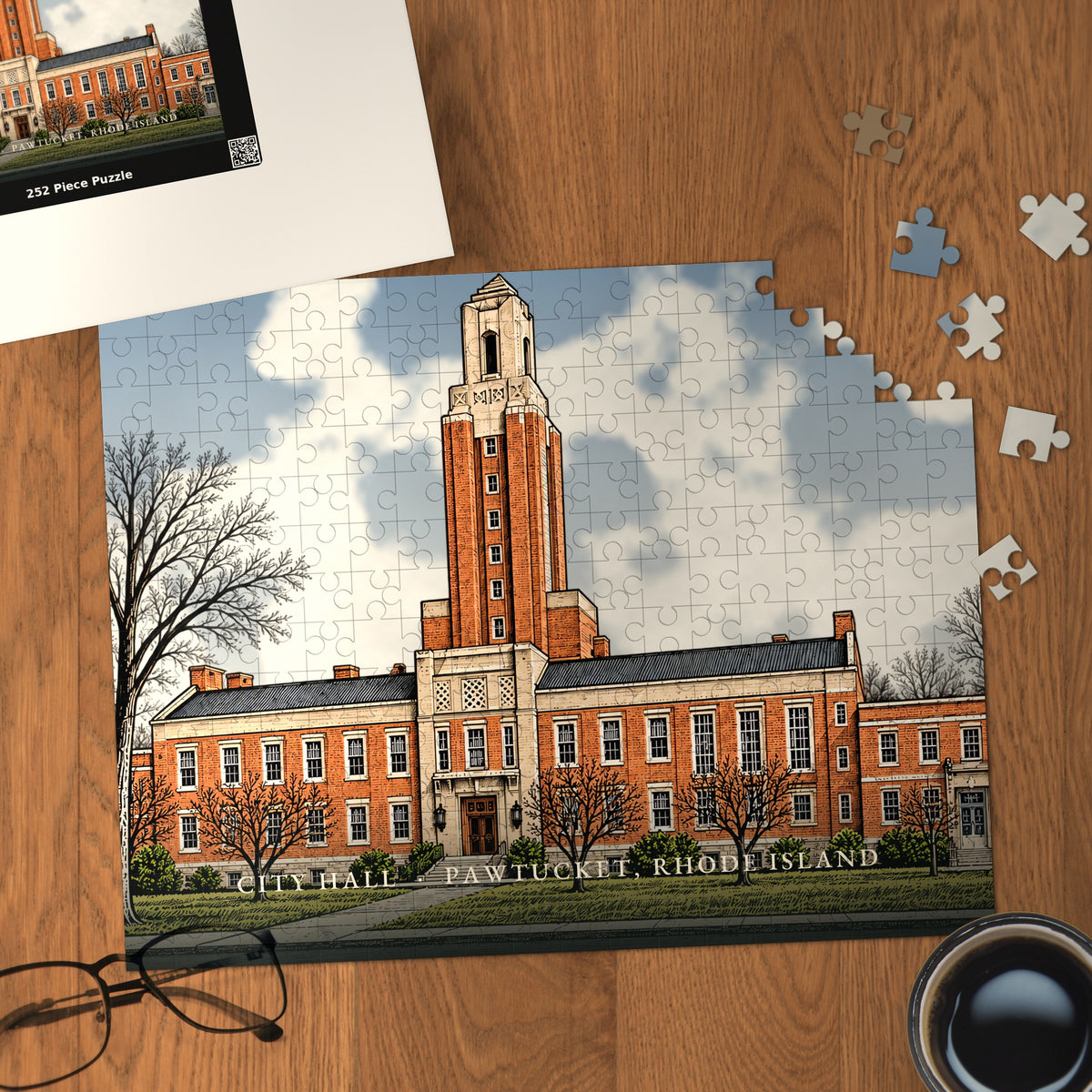 Pawtucket City Hall 252-Piece Jigsaw Puzzle
