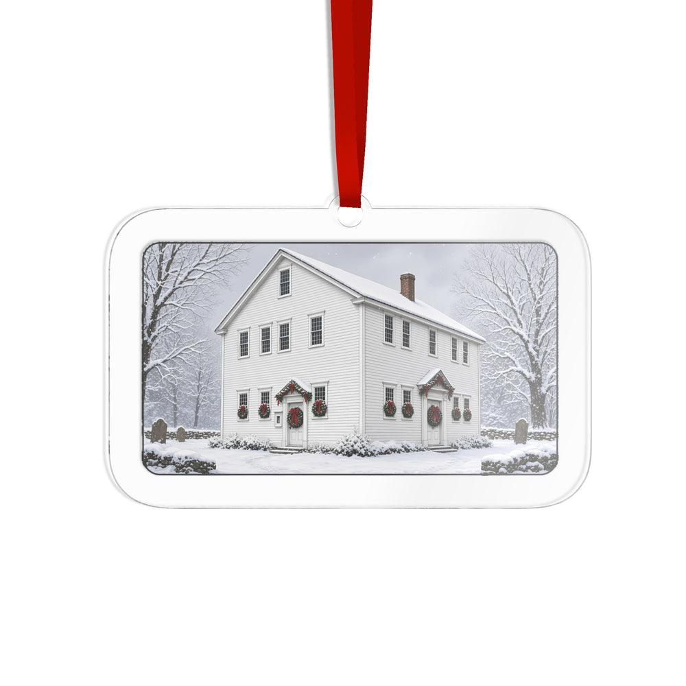 Chestnut Hill Meetinghouse — Millville, MA Christmas Ornament