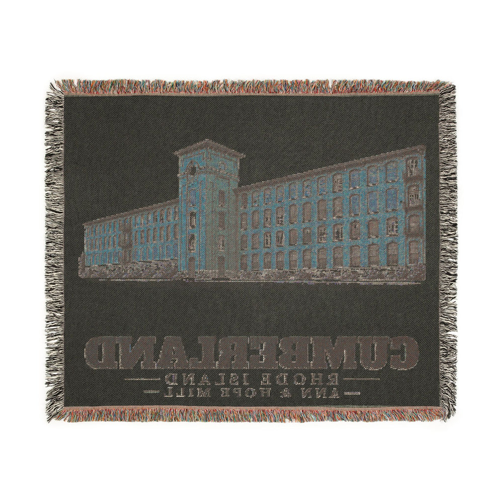 Ann & Hope Mill — Cumberland, Rhode Island woven blanket, product view 3