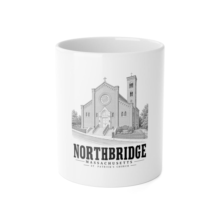 Northbridge St. Patrick's Church 11 oz Ceramic Mug - White - front product view