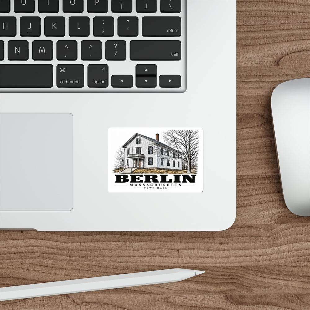 Illustrated Town Hall in Berlin on die-cut sticker