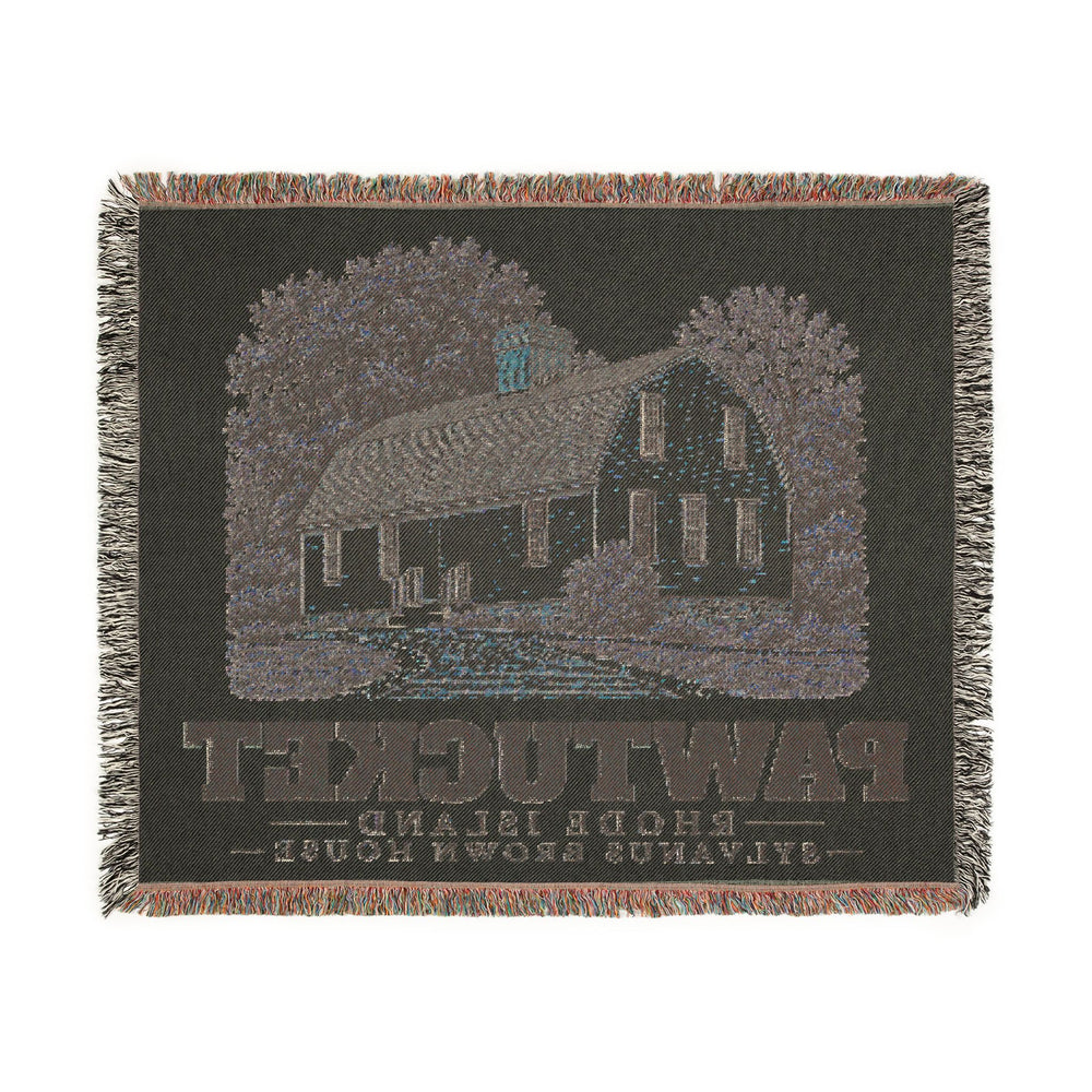 Sylvanus Brown House — Pawtucket, Rhode Island woven blanket, product view 3