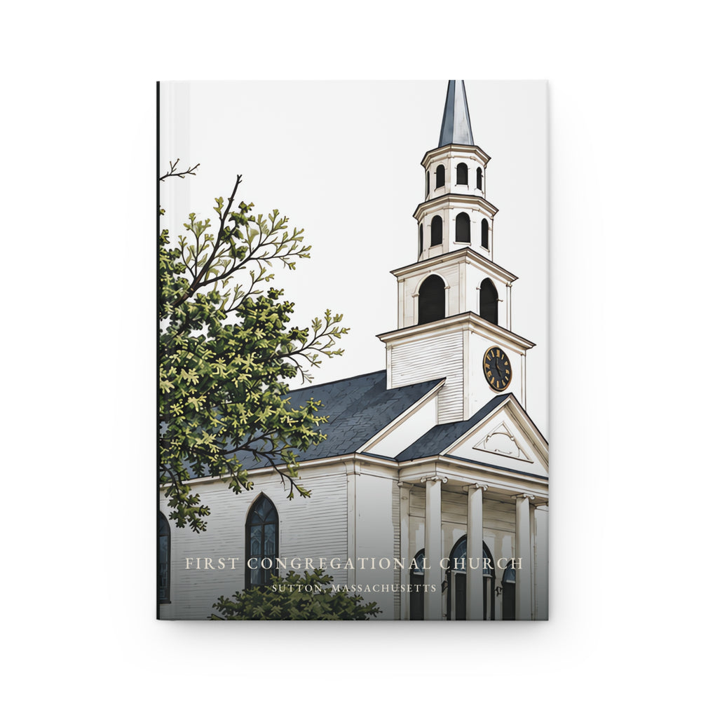 Sutton First Congregational Church journal, front cover
