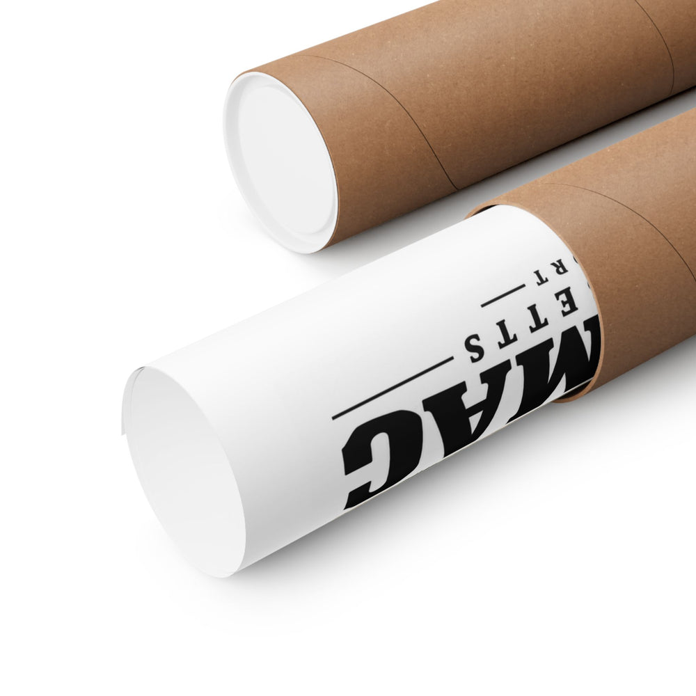 11 x 14 printed poster roll of Merrimac Street matte poster, Merrimacport, Massachusetts.