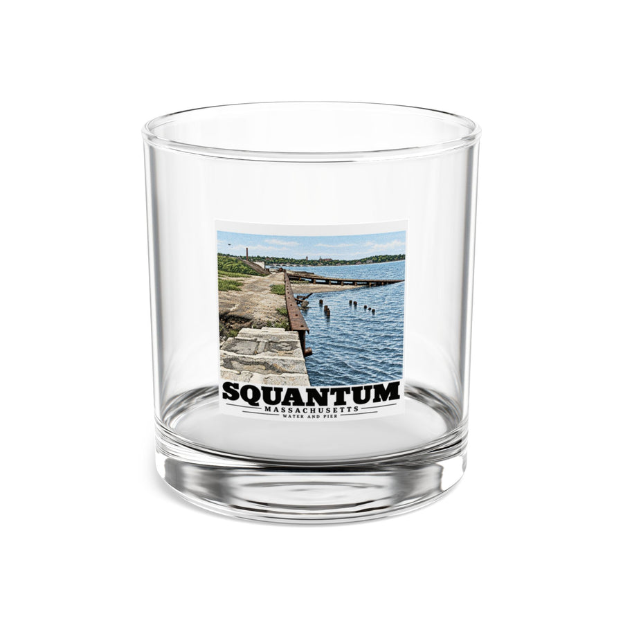 Water and pier 10 oz Rocks Glass - Boston Harbor
