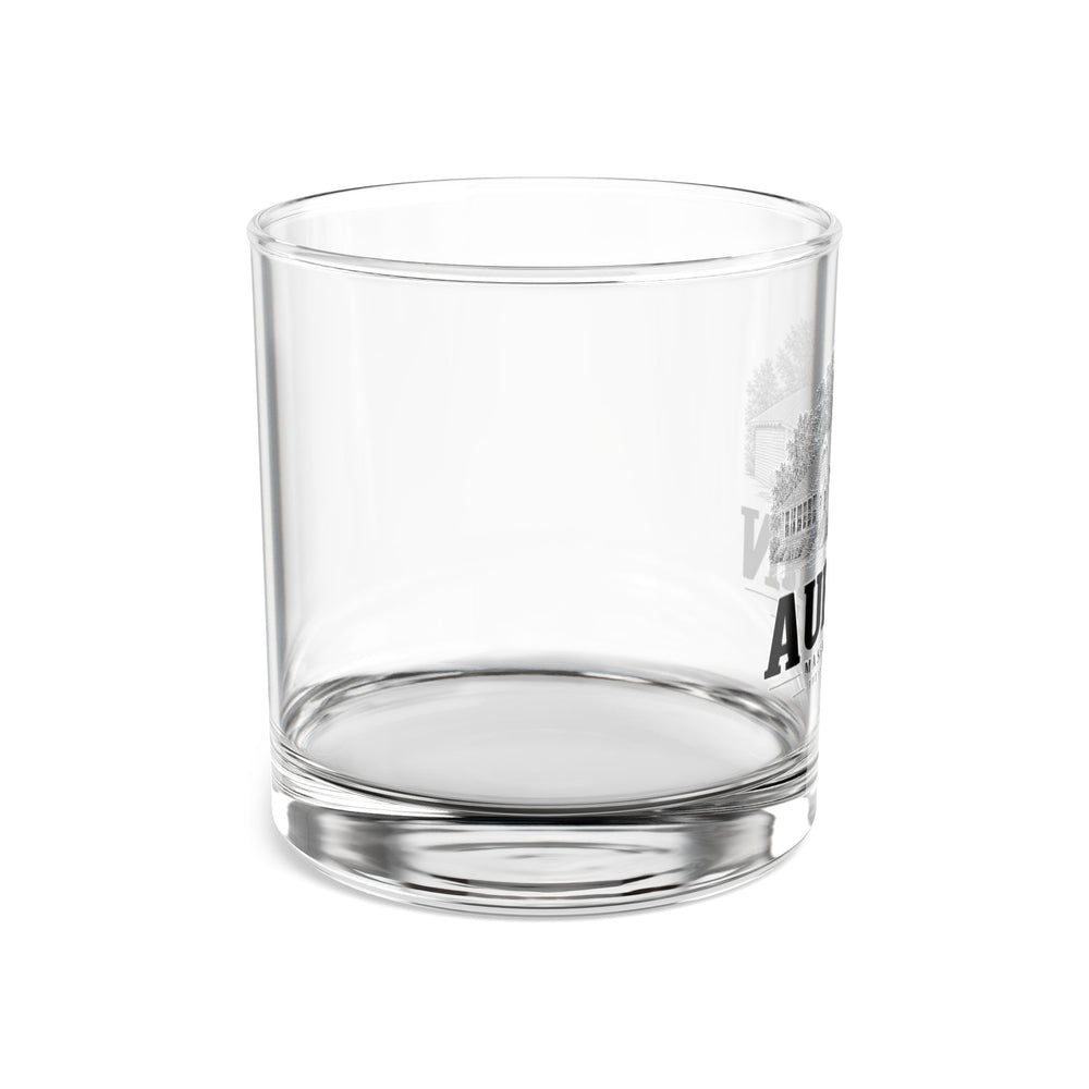 Auburn Tuttle Square School 10 oz Rocks Glass in Clear — left view