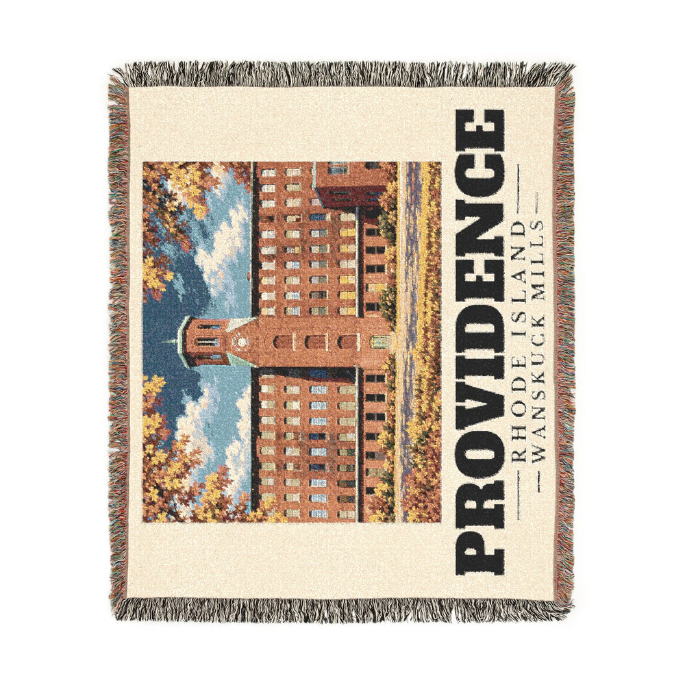 Wanskuck Mills — Providence, Rhode Island Woven Blanket