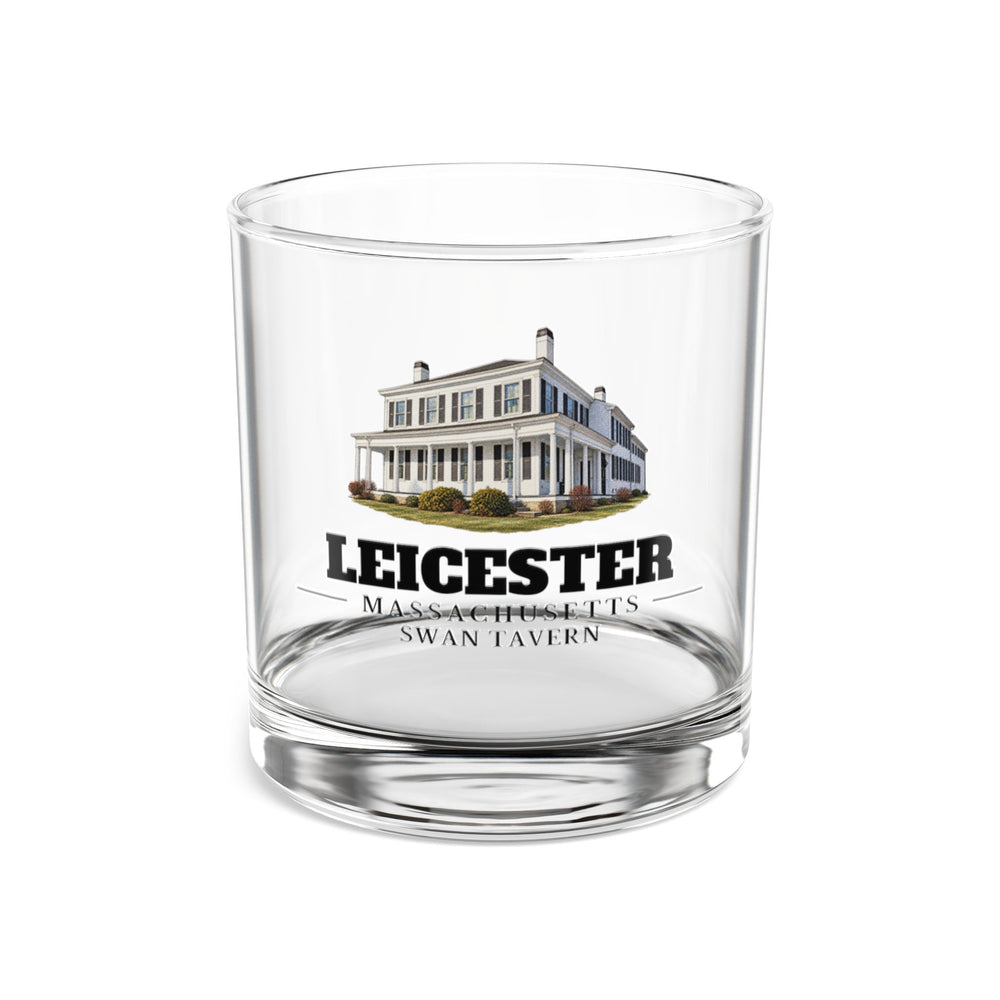 Front view of Leicester Swan Tavern 10 oz Rocks Glass