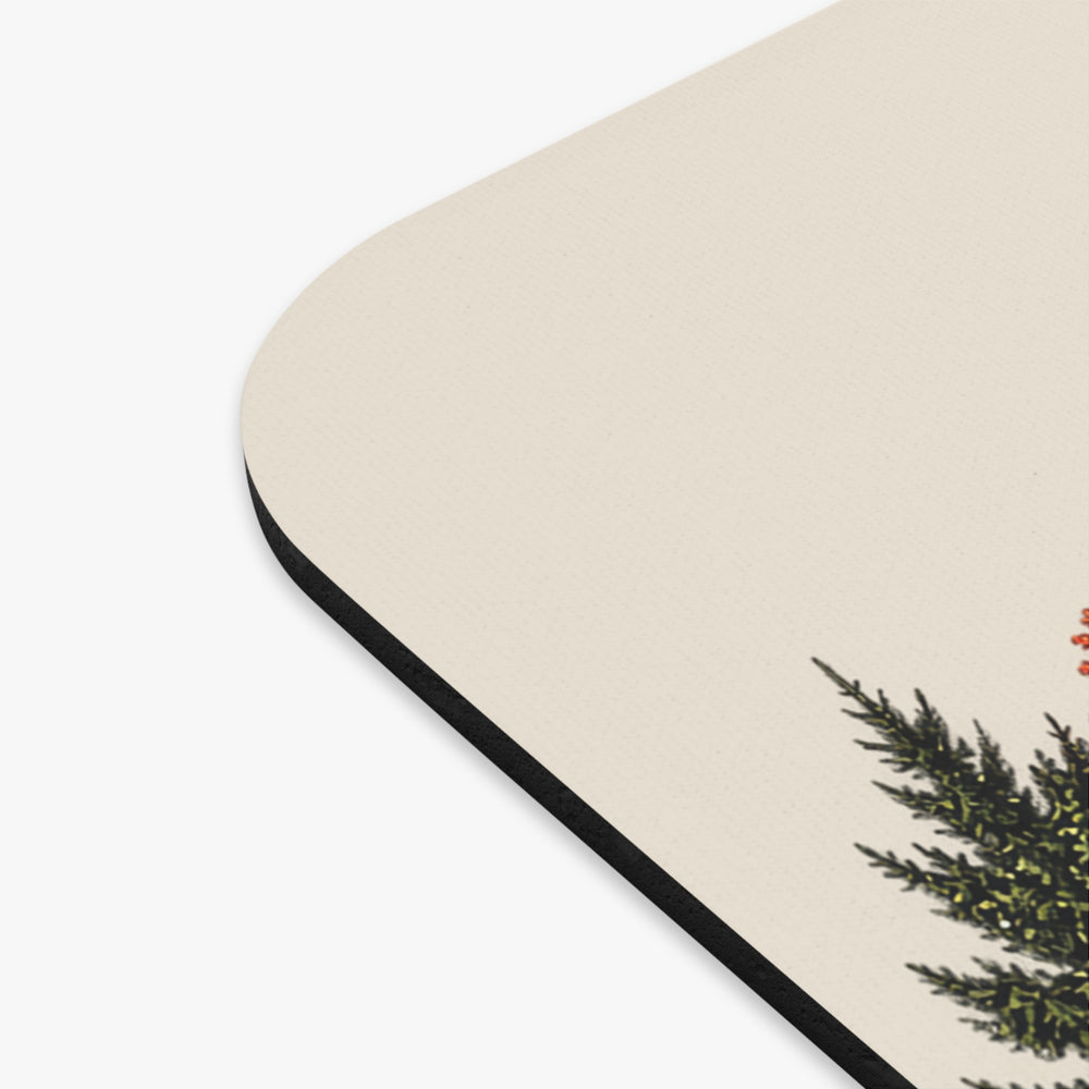 Uxbridge John Farnum House mouse pad mockup showing the full illustrated print