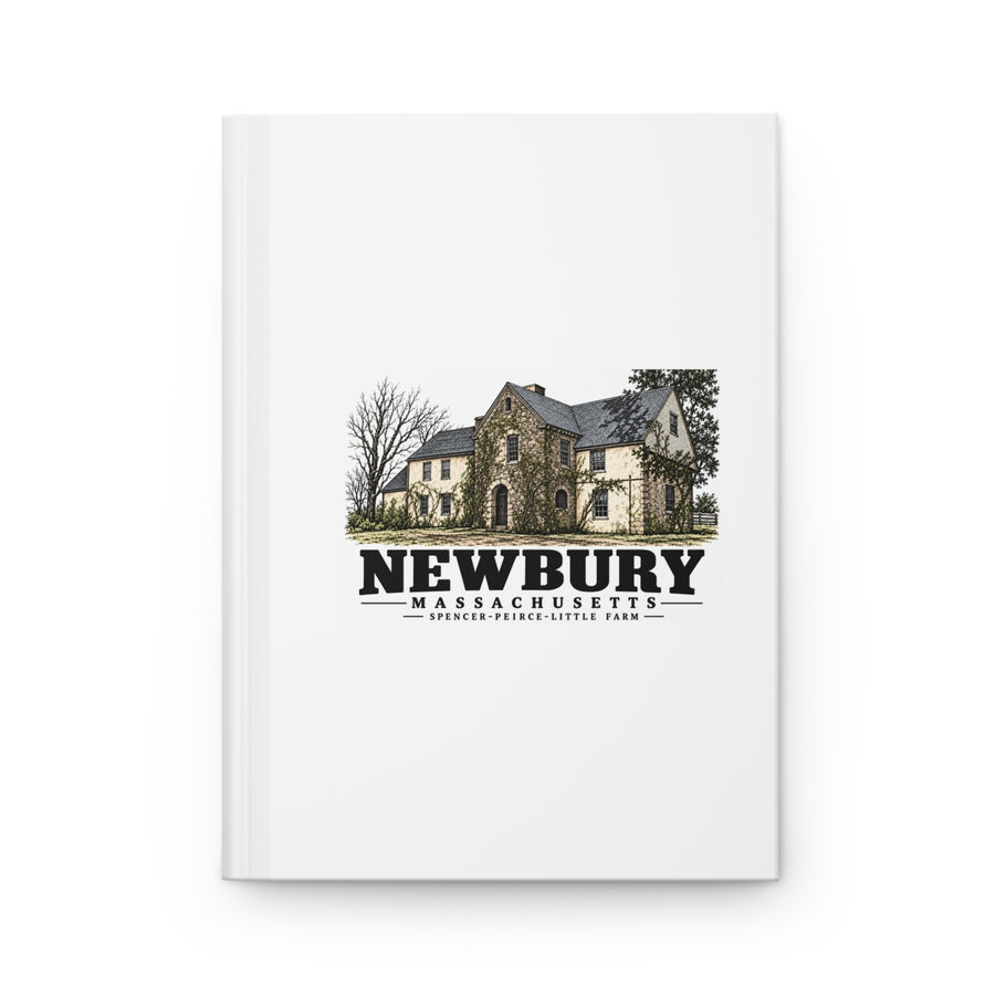 Newbury Spencer–Peirce–Little Farm manor house Matte Hardcover Journal - Merrimack Valley Goods
