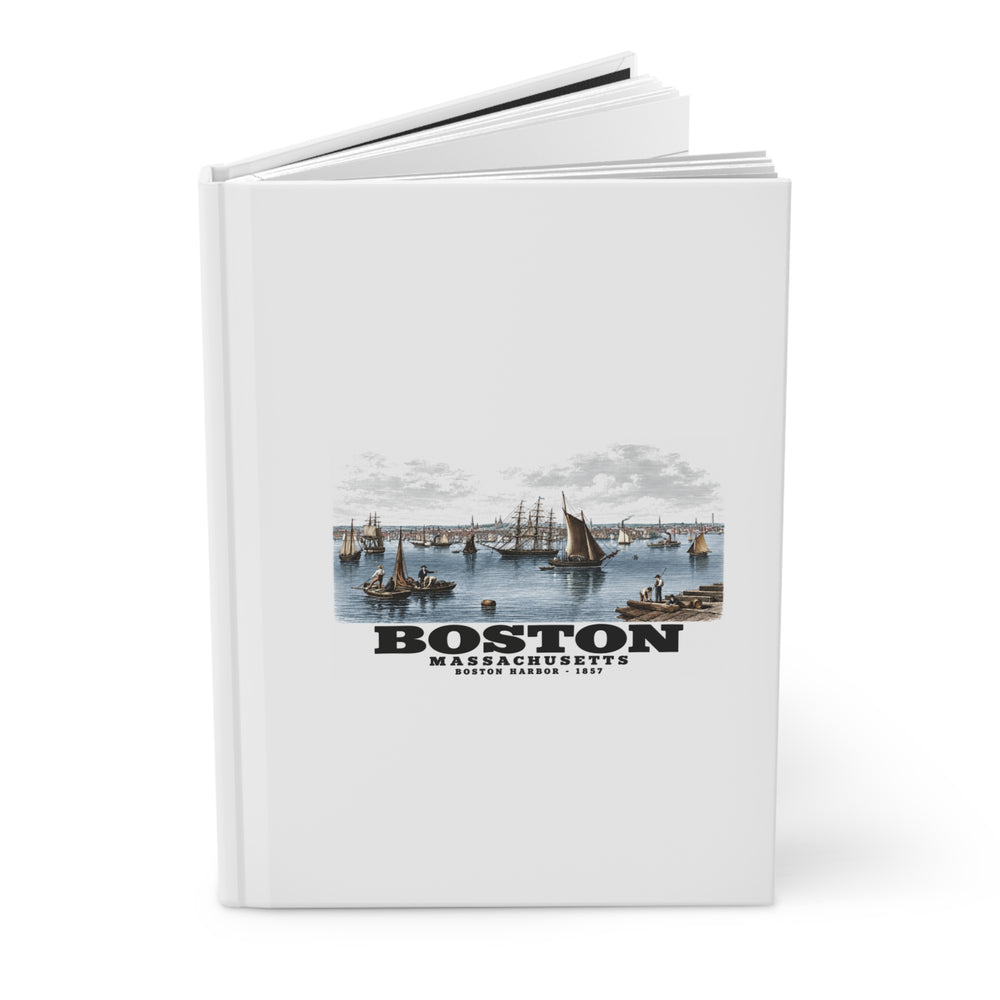 Boston Matte Hardcover Journal - Boston Harbor