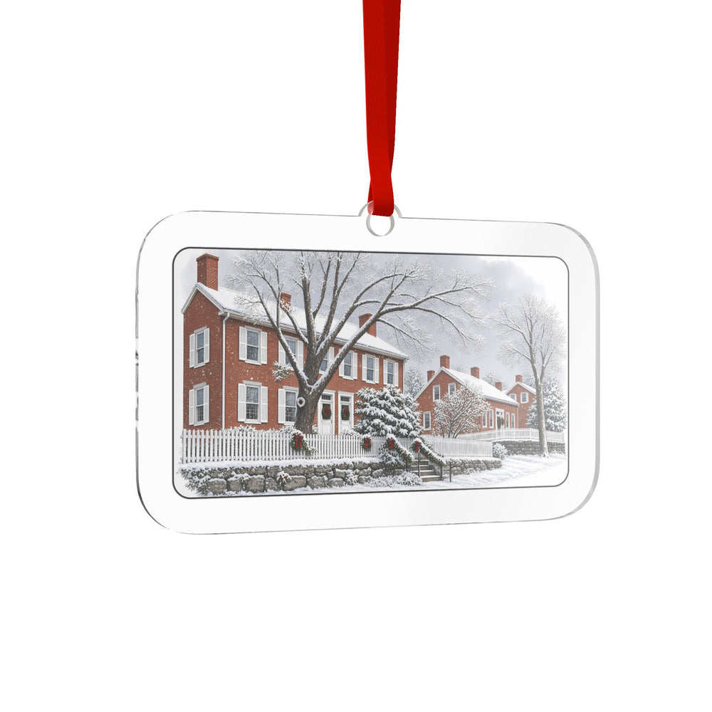 Rogerson's Village — Uxbridge, MA Christmas Ornament