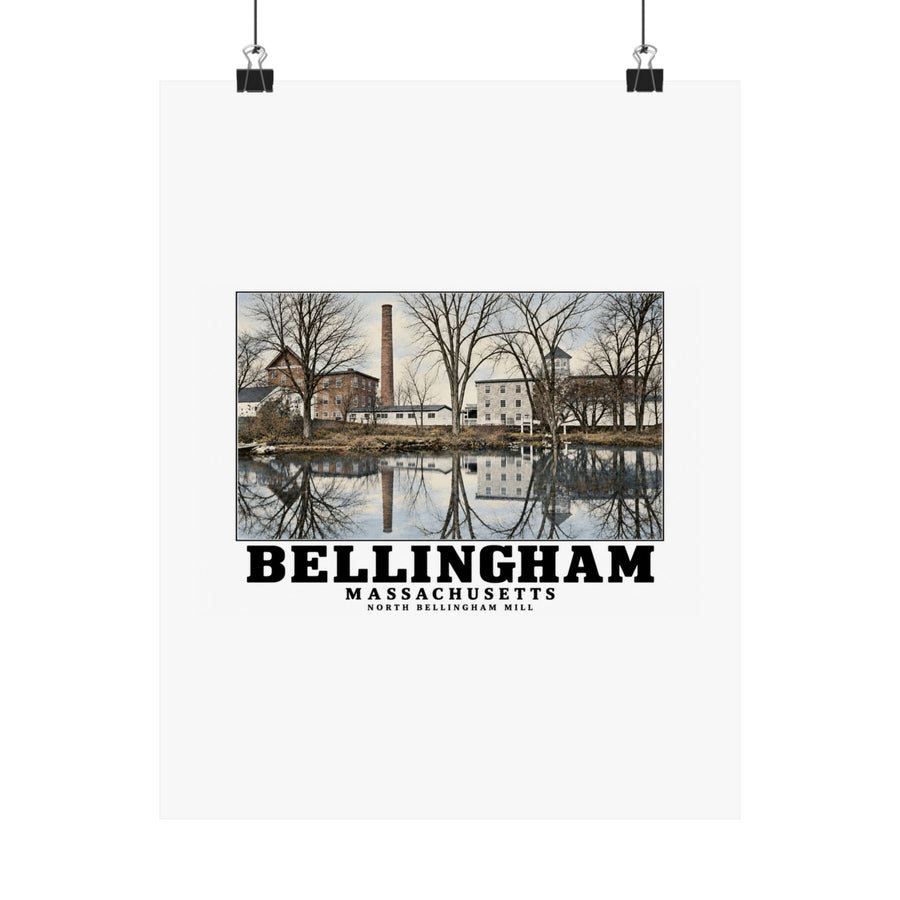 The North Bellingham Mill, plate following printed page 144 Matte Heritage Poster — 11 × 14 and 18 × 24 in - Charles River