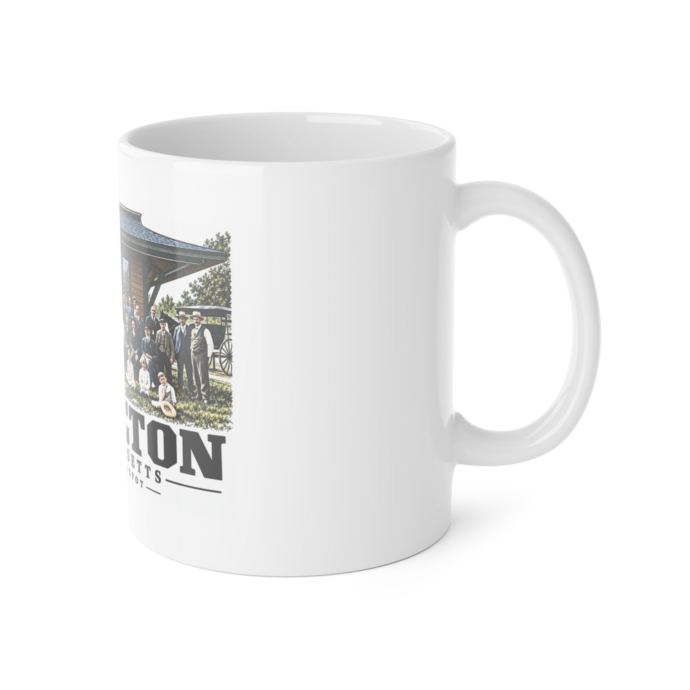 LITTLETON Littleton Depot 11 oz White Ceramic Mug - Assabet Valley Goods
