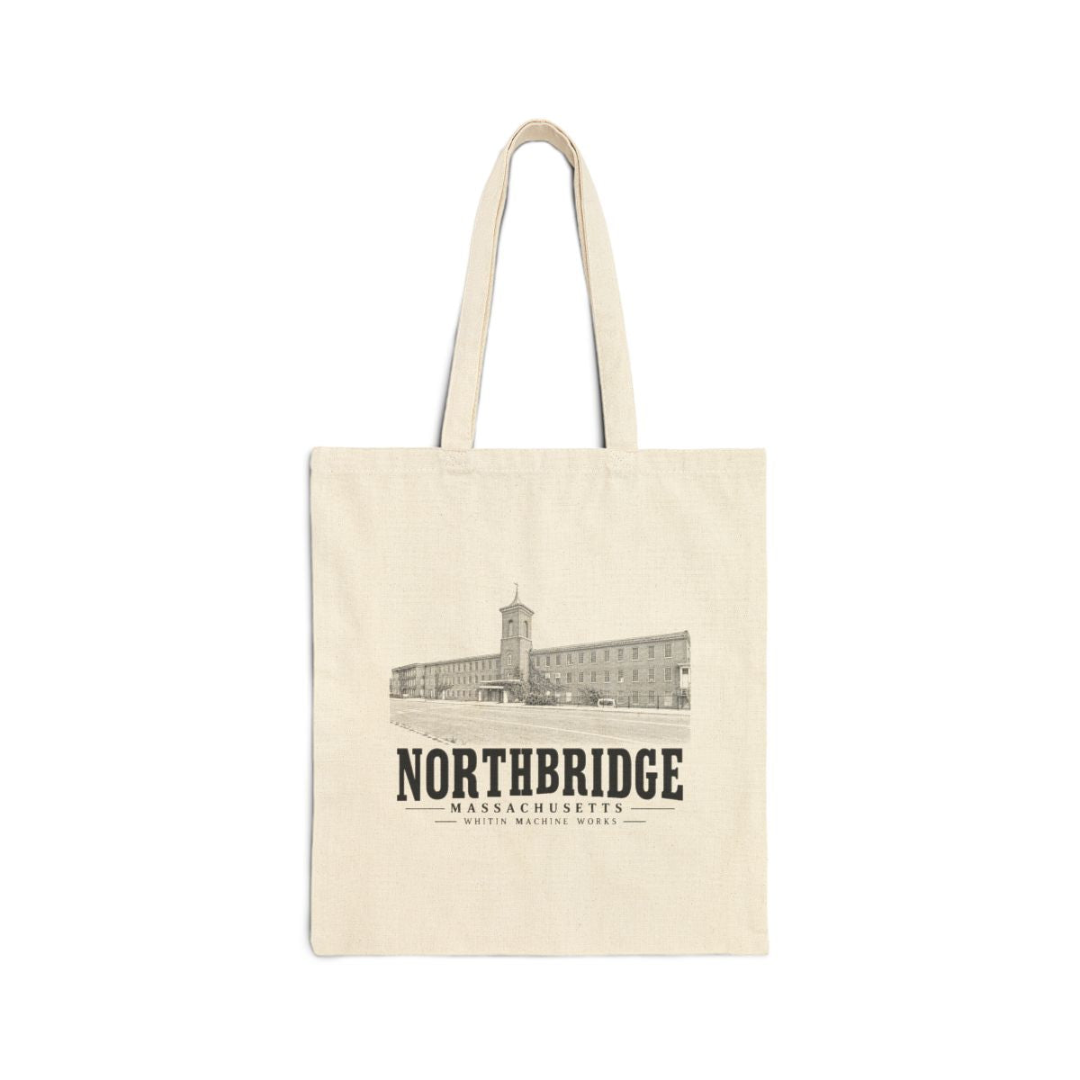 Northbridge Whitin Machine Works Heavy Canvas Tote - Natural - front product view