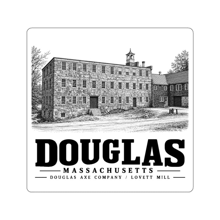 Douglas Axe Company / Lovett Mill 4 in Die-Cut Sticker - Default - front product view