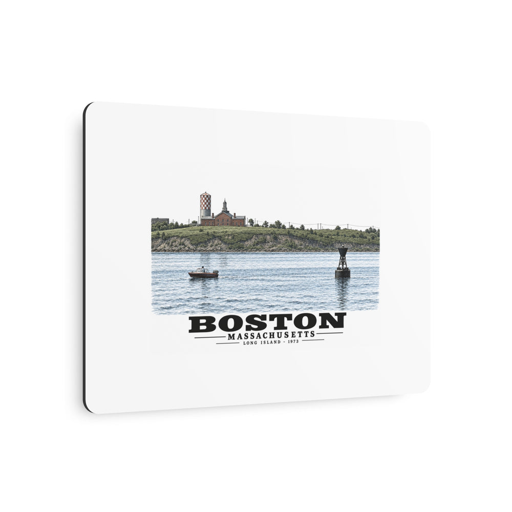 Long Island 7 × 5 in Horizontal Metal Wall Art - Boston Harbor